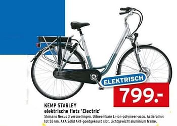 behang identificatie Manoeuvreren Huismerk - Halfords Kemp Starley elektrische fiets Electric - Promotie bij  Halfords