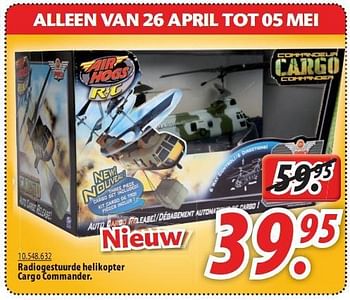 Promotions Radiogestuurde helikopter cargo commander - Produit maison - Maxi Toys - Valide de 26/04/2010 à 29/05/2010 chez Maxi Toys