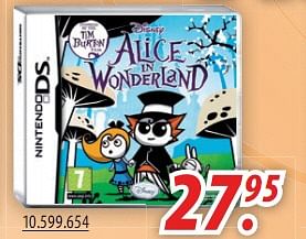 Promoties Alice in wonderland - Nintendo - Geldig van 26/04/2010 tot 29/05/2010 bij Maxi Toys