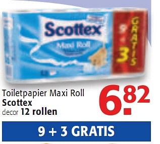 Promoties Toiletpapier maxi roll - Scottex - Geldig van 28/04/2010 tot 11/05/2010 bij Alvo