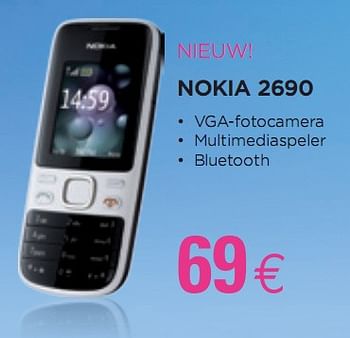 Promoties Nokia 2690 - Nokia - Geldig van 28/04/2010 tot 15/05/2010 bij ALLO Telecom
