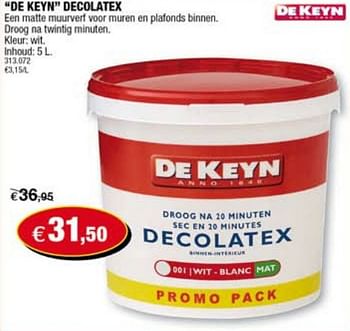 Promoties Decolatex - De keyn - Geldig van 28/04/2010 tot 16/05/2010 bij Hubo