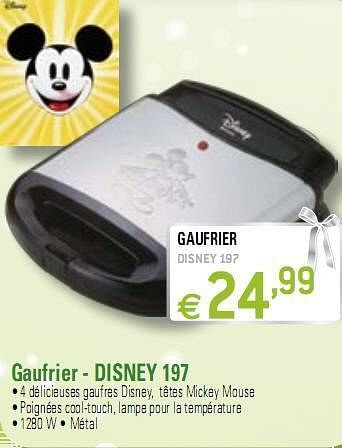 Disney Gaufrier - En promotion chez Exellent