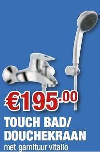 Promoties Touch bad- douchekraan - Grohe - Geldig van 29/04/2010 tot 12/05/2010 bij Cevo Market
