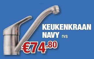 Promoties Keukenkraan navy - Franke - Geldig van 29/04/2010 tot 12/05/2010 bij Cevo Market