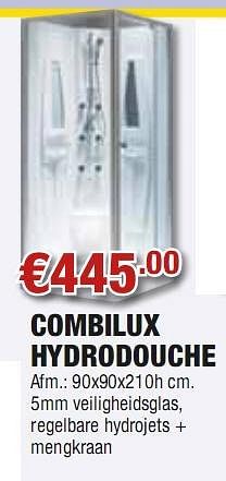 Promoties Combilux hydrodouche - Huismerk - Cevo - Geldig van 29/04/2010 tot 12/05/2010 bij Cevo Market