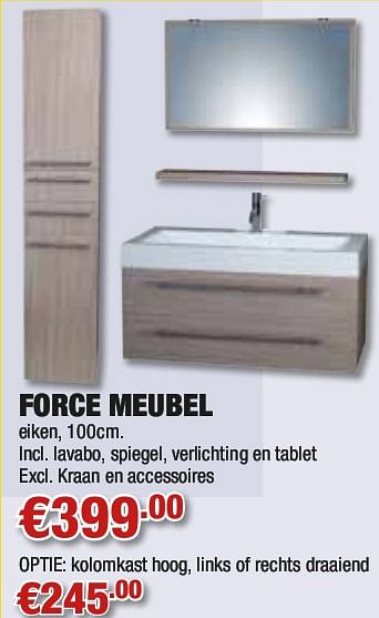 Promoties Force meubel - Huismerk - Cevo - Geldig van 29/04/2010 tot 12/05/2010 bij Cevo Market