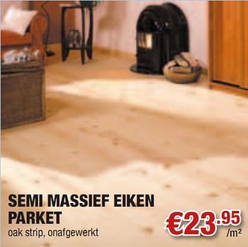Promoties Semi massief eiken parket - Huismerk - Cevo - Geldig van 29/04/2010 tot 12/05/2010 bij Cevo Market