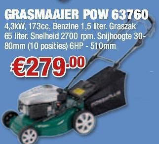 Promoties Grasmaaier  - Powerplus - Geldig van 29/04/2010 tot 12/05/2010 bij Cevo Market