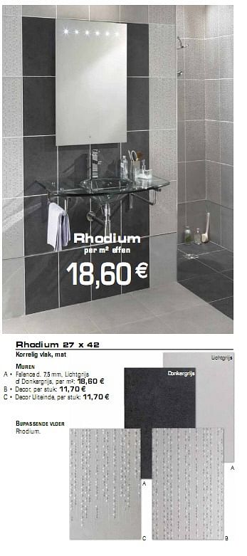 Promotions Rhodium - Produit maison - Lapeyre SA - Valide de 01/05/2010 à 30/09/2010 chez Lapeyre SA