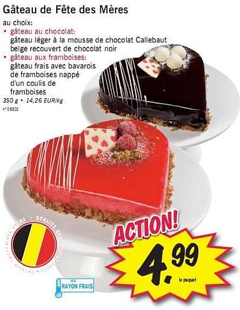 Produit Maison Lidl Gateau De Fete Des Meres En Promotion Chez Lidl