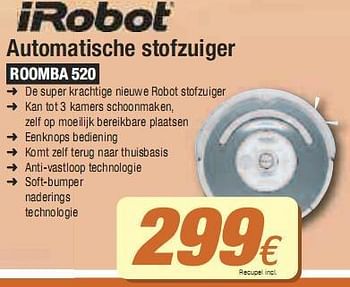 Promoties Automatische stofzuiger - iRobot - Geldig van 03/05/2010 tot 31/05/2010 bij Expert
