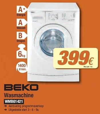 Promoties Wasmachine - Beko - Geldig van 03/05/2010 tot 31/05/2010 bij Expert