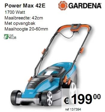 Promoties Power max  - Gardena - Geldig van 03/05/2010 tot 31/05/2010 bij Freetime