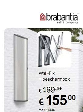 Promotions Wall-fix + beschermbox - Brabantia - Valide de 03/05/2010 à 31/05/2010 chez Freetime