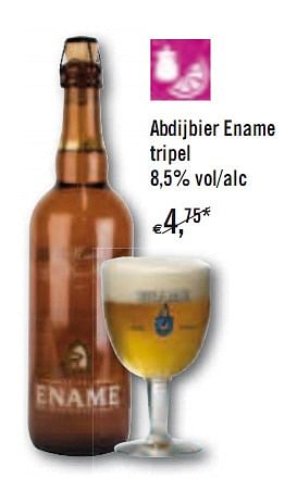 Promoties Abdijbier ename tripel - Wijn - Geldig van 04/05/2010 tot 15/05/2010 bij O'Cool
