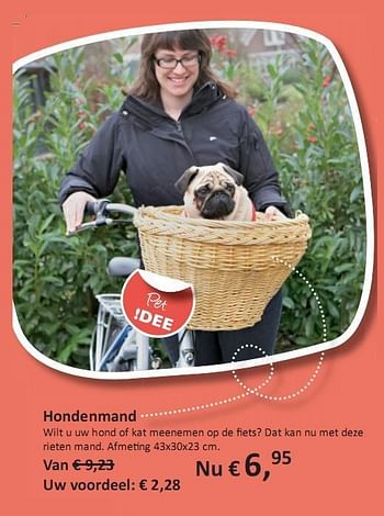 Promoties Hondenmand - Huismerk - Groen Expert - Geldig van 06/05/2010 tot 12/05/2010 bij Groen Expert