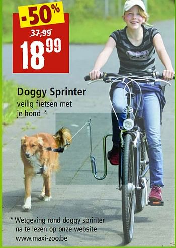 Promotions Sprinter veilig fietsen - Doggy - Valide de 07/05/2010 à 23/05/2010 chez Maxi Zoo