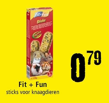 Promoties Sticks voor knaagdieren - Fit + Fun - Geldig van 07/05/2010 tot 23/05/2010 bij Maxi Zoo