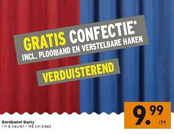 Promoties Gordijnenstof dusty - Huismerk - Kwantum - Geldig van 10/05/2010 tot 16/05/2010 bij Kwantum