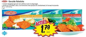 Promoties Gevulde fishsticks - Ocean Trader - Geldig van 10/05/2010 tot 15/05/2010 bij Lidl