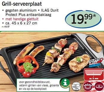 Promoties Grill-serveerplaat - Huismerk - Lidl - Geldig van 10/05/2010 tot 15/05/2010 bij Lidl