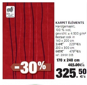 Promotions Karpet éléments - Produit maison - Home Market - Valide de 10/05/2010 à 05/06/2010 chez Home Market