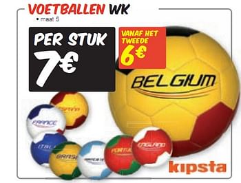 Promoties Voetballen wk - Kipsta - Geldig van 10/05/2010 tot 01/09/2010 bij Koodza