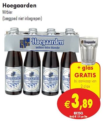 Promoties Witbier - Hoegaarden - Geldig van 11/05/2010 tot 16/05/2010 bij Intermarche