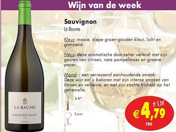 Promoties Sauvignon - Witte wijnen - Geldig van 11/05/2010 tot 16/05/2010 bij Intermarche