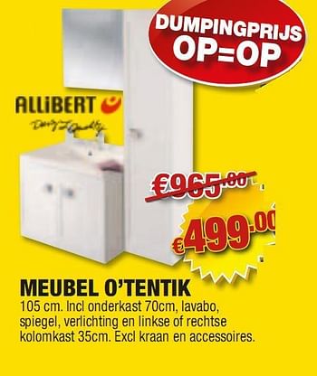 Promoties Meubel o’tentik - Allibert - Geldig van 13/05/2010 tot 26/05/2010 bij Cevo Market