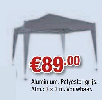 Promoties Aluminium. polyester grijs - Huismerk - Cevo - Geldig van 13/05/2010 tot 26/05/2010 bij Cevo Market