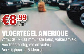 Promoties Vloertegel amerique - Huismerk - Cevo - Geldig van 13/05/2010 tot 26/05/2010 bij Cevo Market