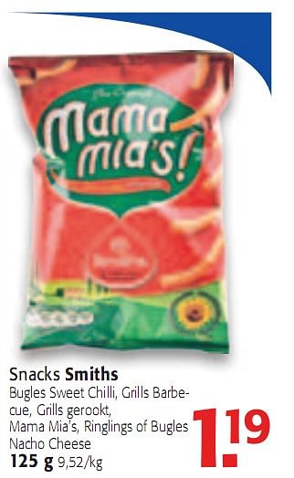 Promoties Snacks - Smiths - Geldig van 26/05/2010 tot 08/06/2010 bij Alvo