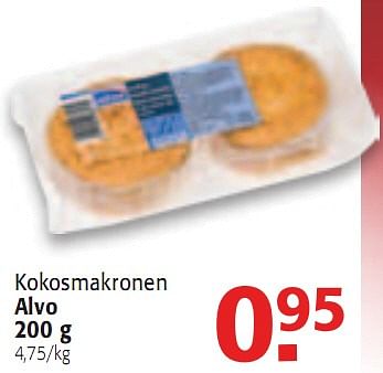 Promoties Kokosmakronen - Huismerk - Alvo - Geldig van 26/05/2010 tot 08/06/2010 bij Alvo