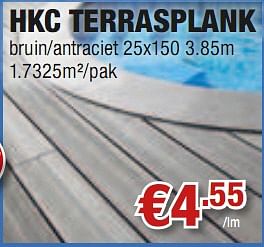 Promoties Hkc terrasplank - Huismerk - Cevo - Geldig van 27/05/2010 tot 09/06/2010 bij Cevo Market