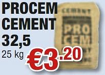 Promoties Procem cement 32,5 - Huismerk - Cevo - Geldig van 27/05/2010 tot 09/06/2010 bij Cevo Market