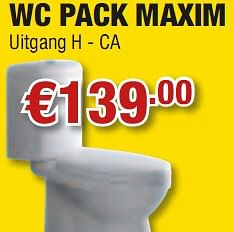 Promoties Wc pack maxim - Huismerk - Cevo - Geldig van 27/05/2010 tot 09/06/2010 bij Cevo Market