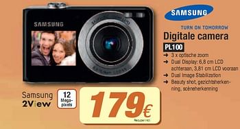 Promoties Digitale camera  - Samsung - Geldig van 01/06/2010 tot 30/06/2010 bij Expert