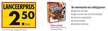 Promoties Choco crunchy - Tilo's - Geldig van 01/06/2010 tot 12/06/2010 bij O'Cool