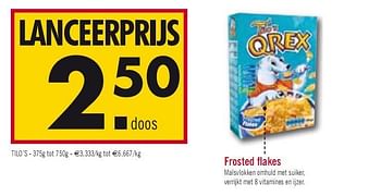 Promoties Frosted flakes - Tilo's - Geldig van 01/06/2010 tot 12/06/2010 bij O'Cool
