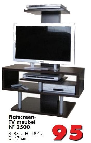 Demon badminton Aanpassingsvermogen Huismerk - EM Decor Flatscreen- tv meubel n° 2500 - Promotie bij Emdecor