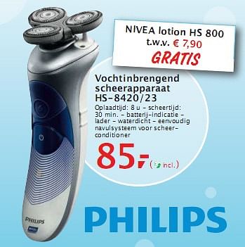 Erge, ernstige Pech Speciaal Philips Vochtinbrengend scheerapparaat - Promotie bij Makro