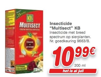 KB Insecticide multisect - En promotion chez BricoPlanit
