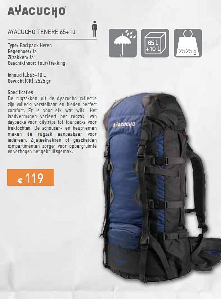 AYACUCHO Tenere 65 10 Promotie bij A.S.Adventure