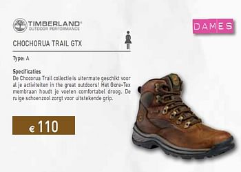 Promoties Chochorua trail gtx - Timberland - Geldig van 03/06/2010 tot 21/12/2010 bij A.S.Adventure