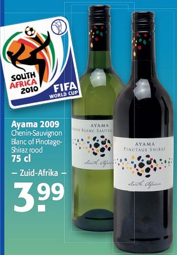 Promoties Ayama 2009 - Witte wijnen - Geldig van 09/06/2010 tot 22/06/2010 bij Alvo