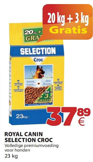 Selection croc outlet royal canin