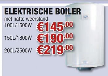 Promoties Elektrische boiler - Van Marcke - Geldig van 10/06/2010 tot 30/06/2010 bij Cevo Market