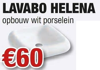 Promoties Lavabo helena - Huismerk - Cevo - Geldig van 10/06/2010 tot 30/06/2010 bij Cevo Market